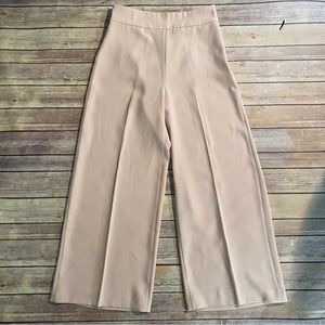 Preowned ZARA WOMAN Pink Wide leg pants size Small